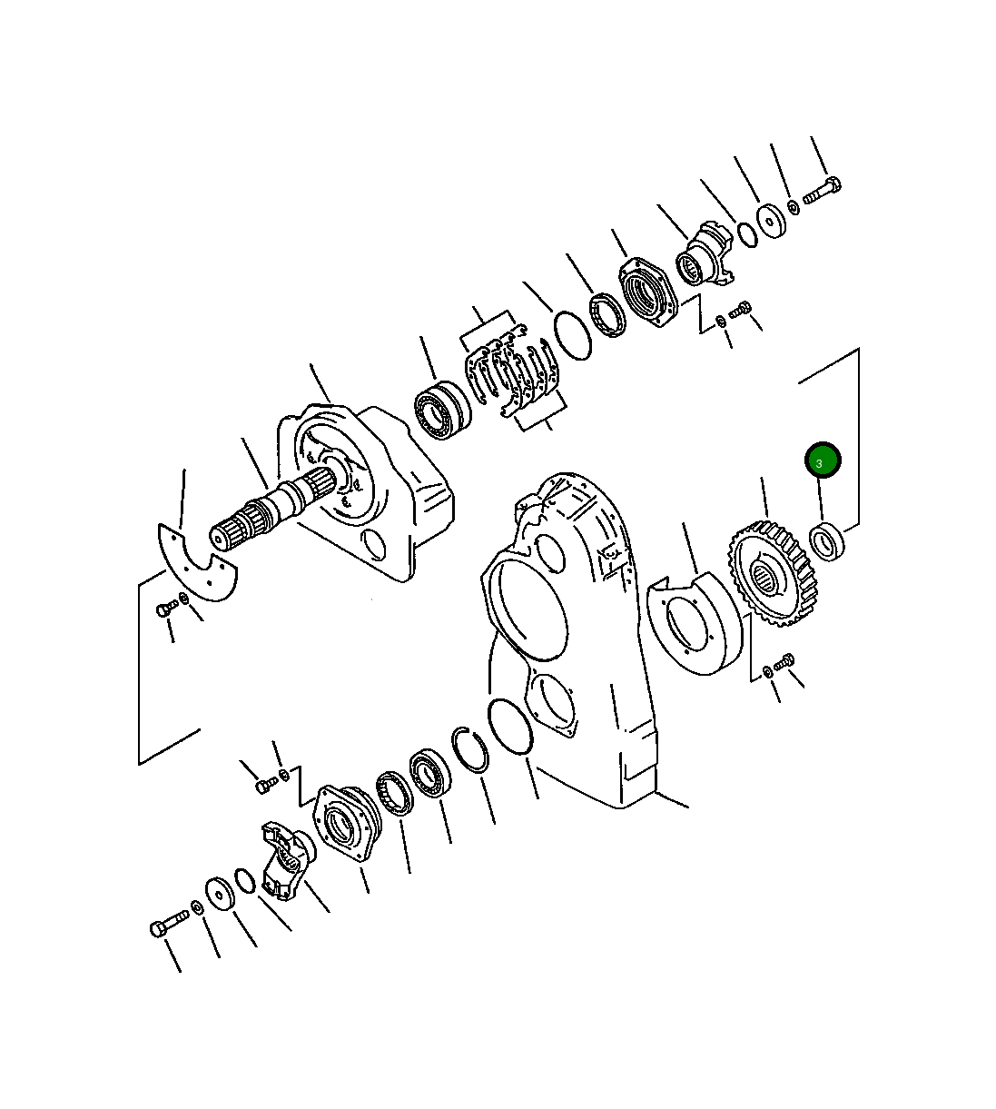 Проставка 421-15-13262 Komatsu