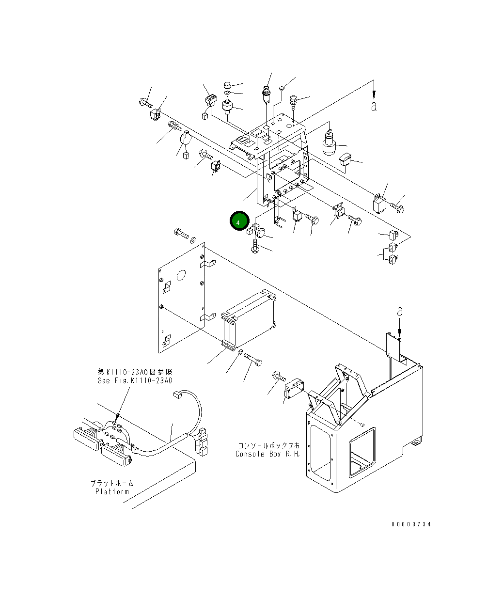 Панель 23B-06-45390 Komatsu