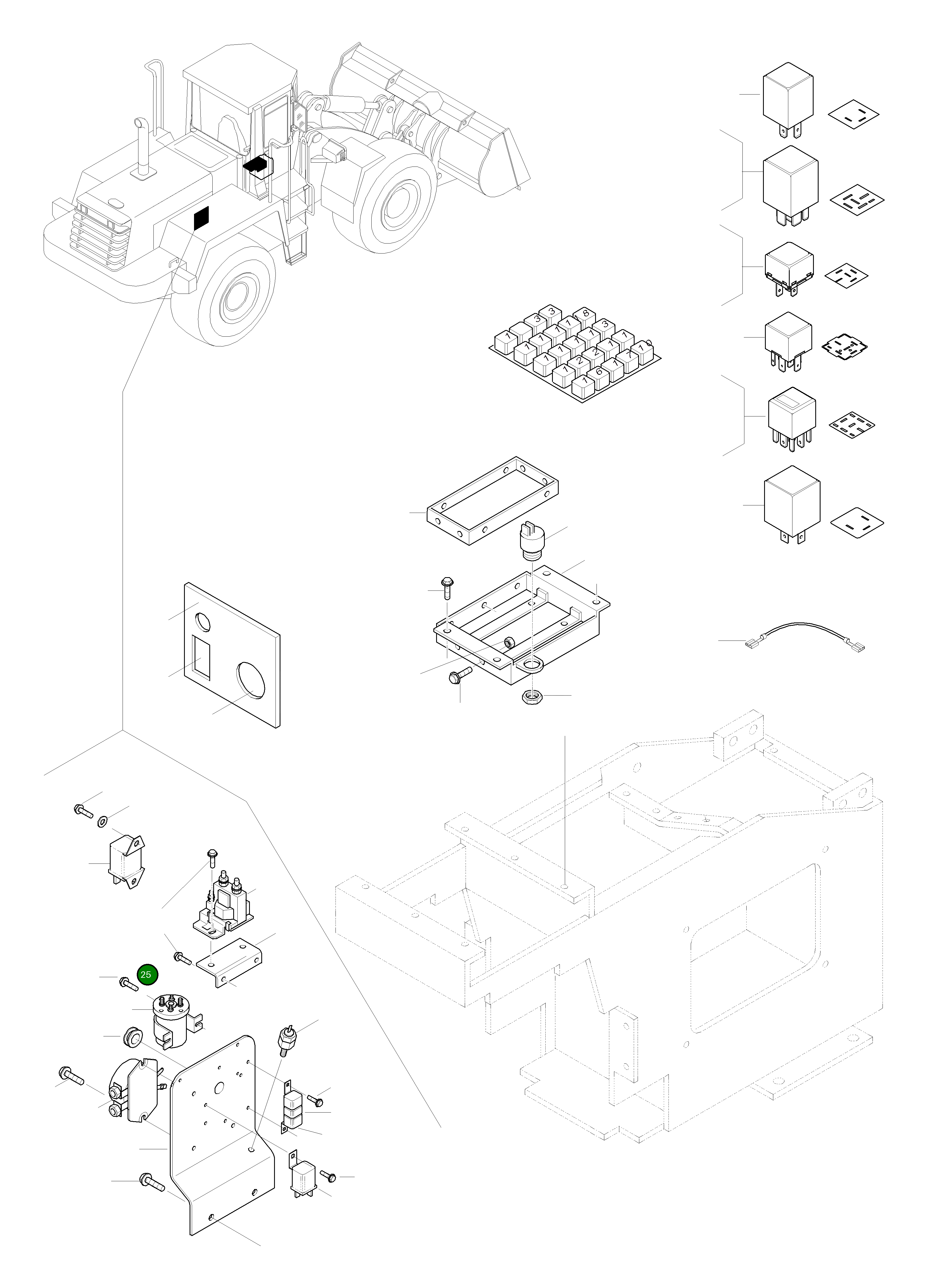 Реле 423-06-H1300 Komatsu