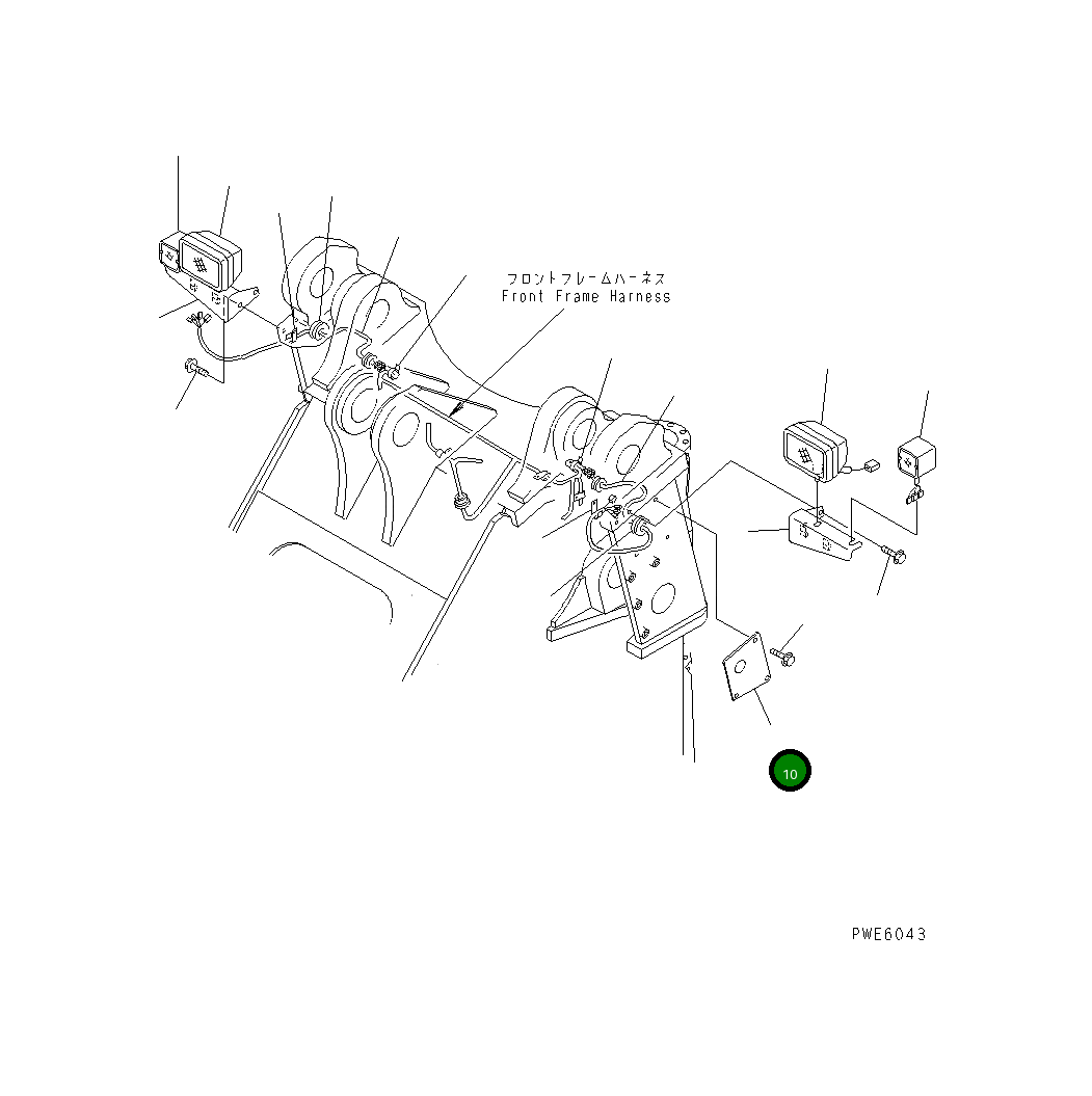 Пластина 421-U44-2870 Komatsu