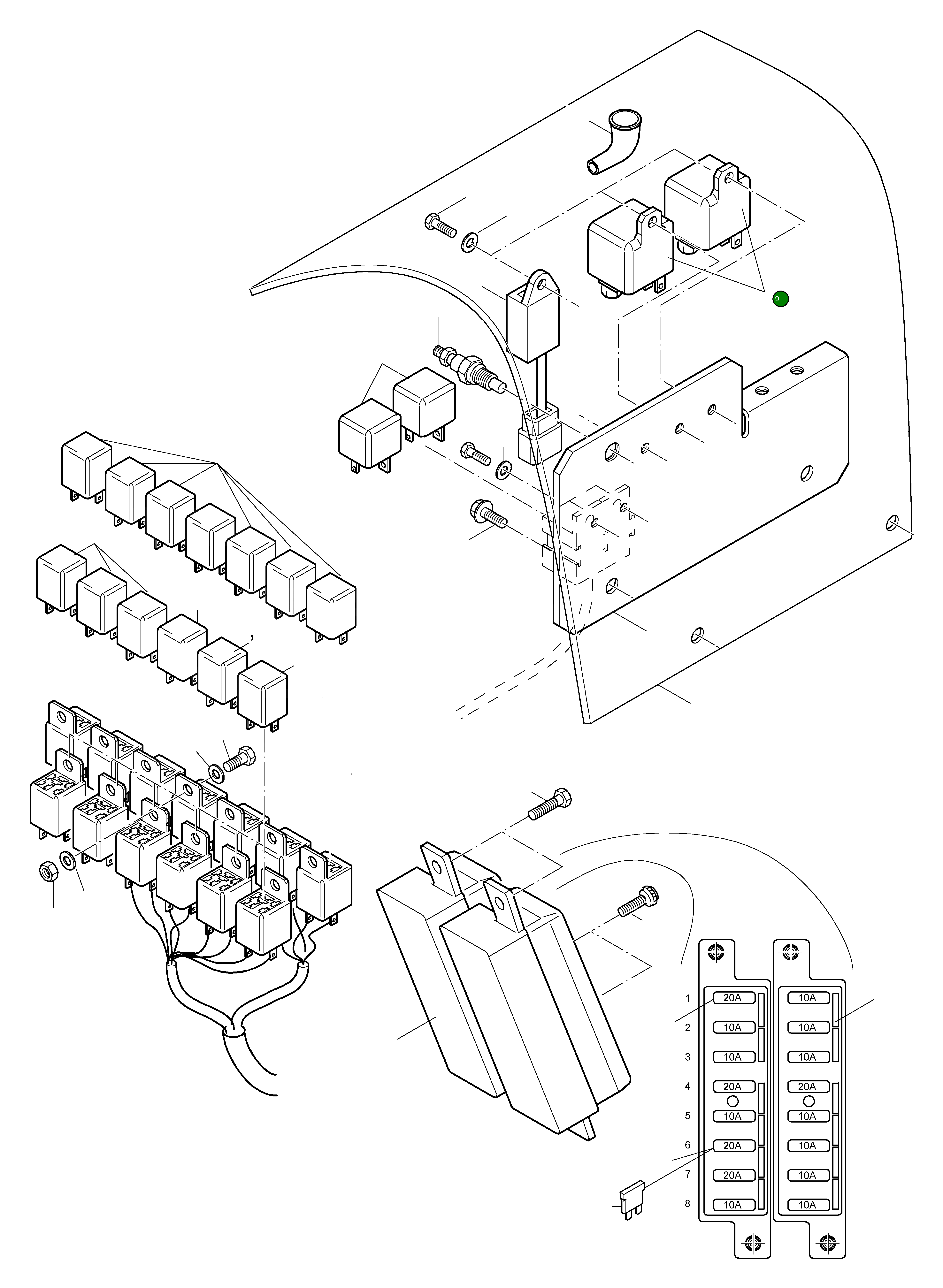 Реле 42U-06-11100 Komatsu