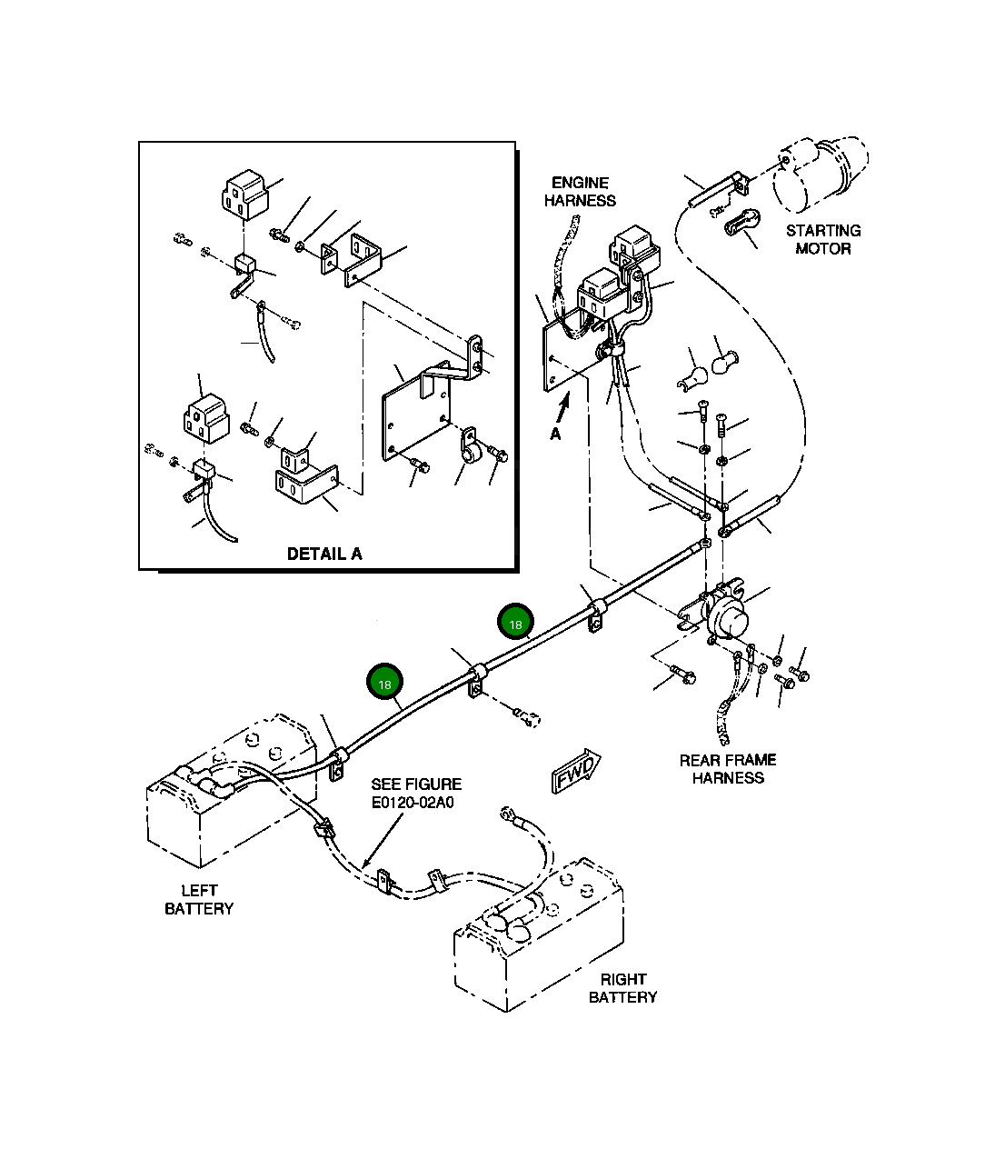 Провод 423-06-A1180 Komatsu