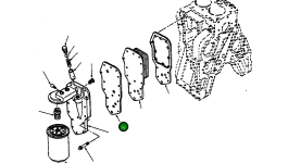 Прокладка 1252 465 H1 Komatsu