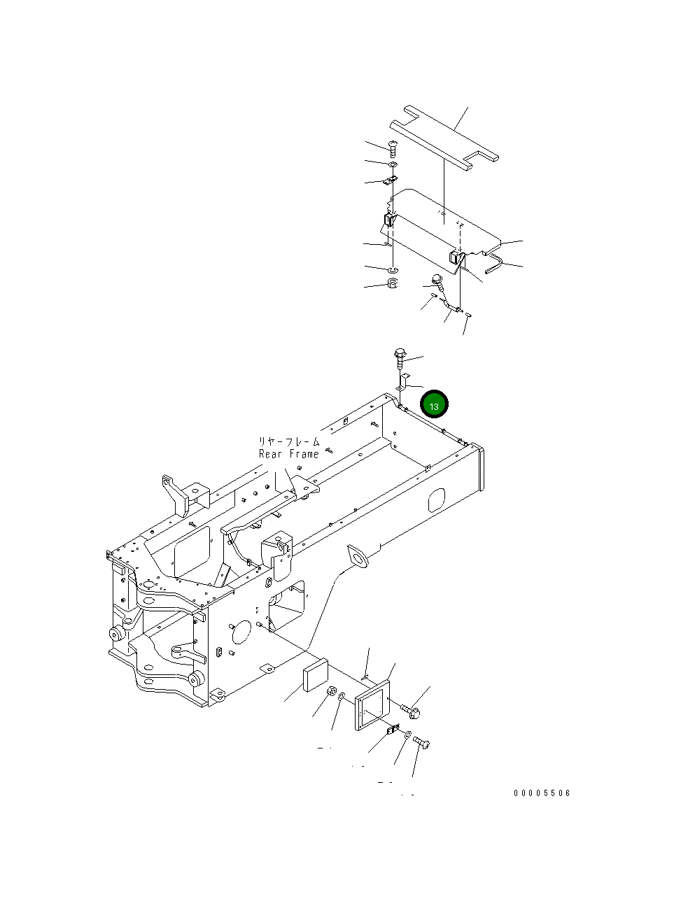 Пластина 418-Z97-3790 Komatsu