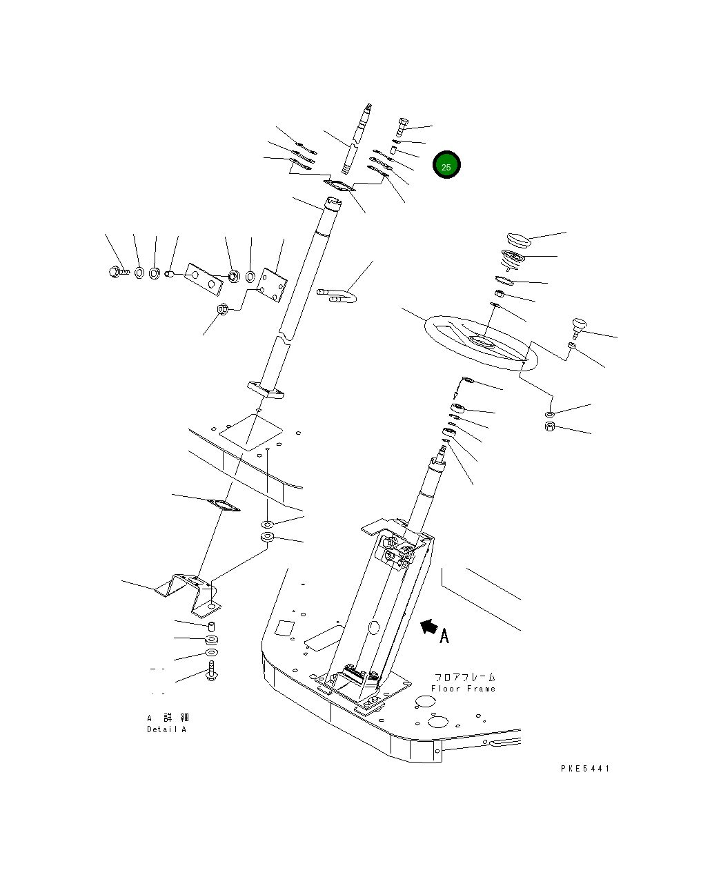 Проставка 415-40-22171 Komatsu