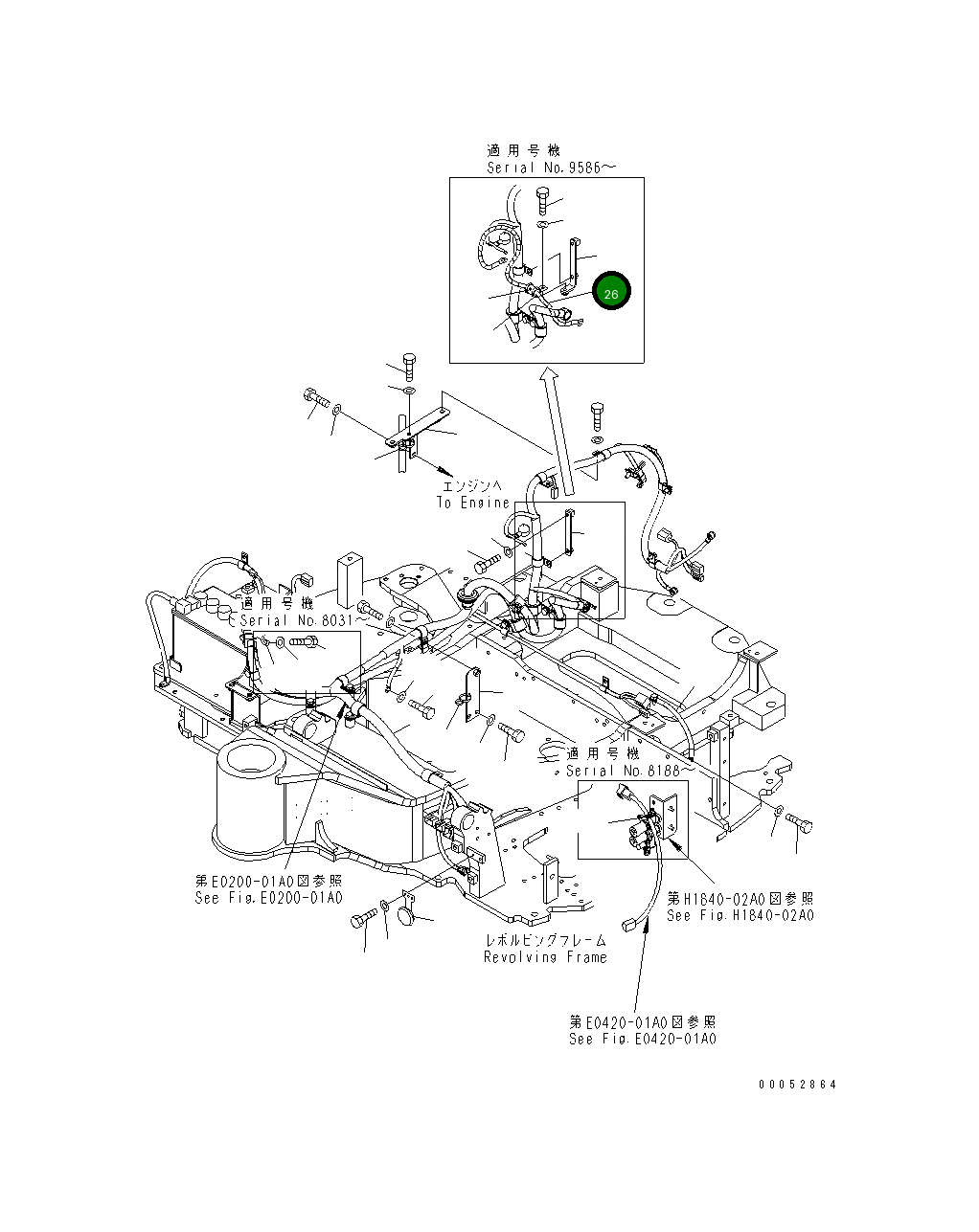 Провод 22M-06-21250 Komatsu
