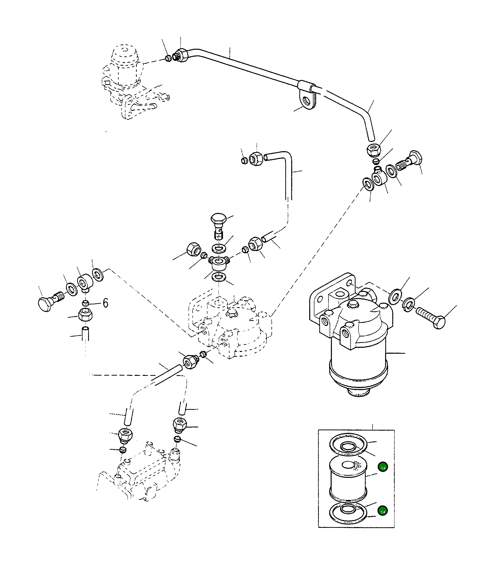 Прокладка 4906194M1 Komatsu