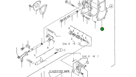 Прокладка 119660-61052 Komatsu
