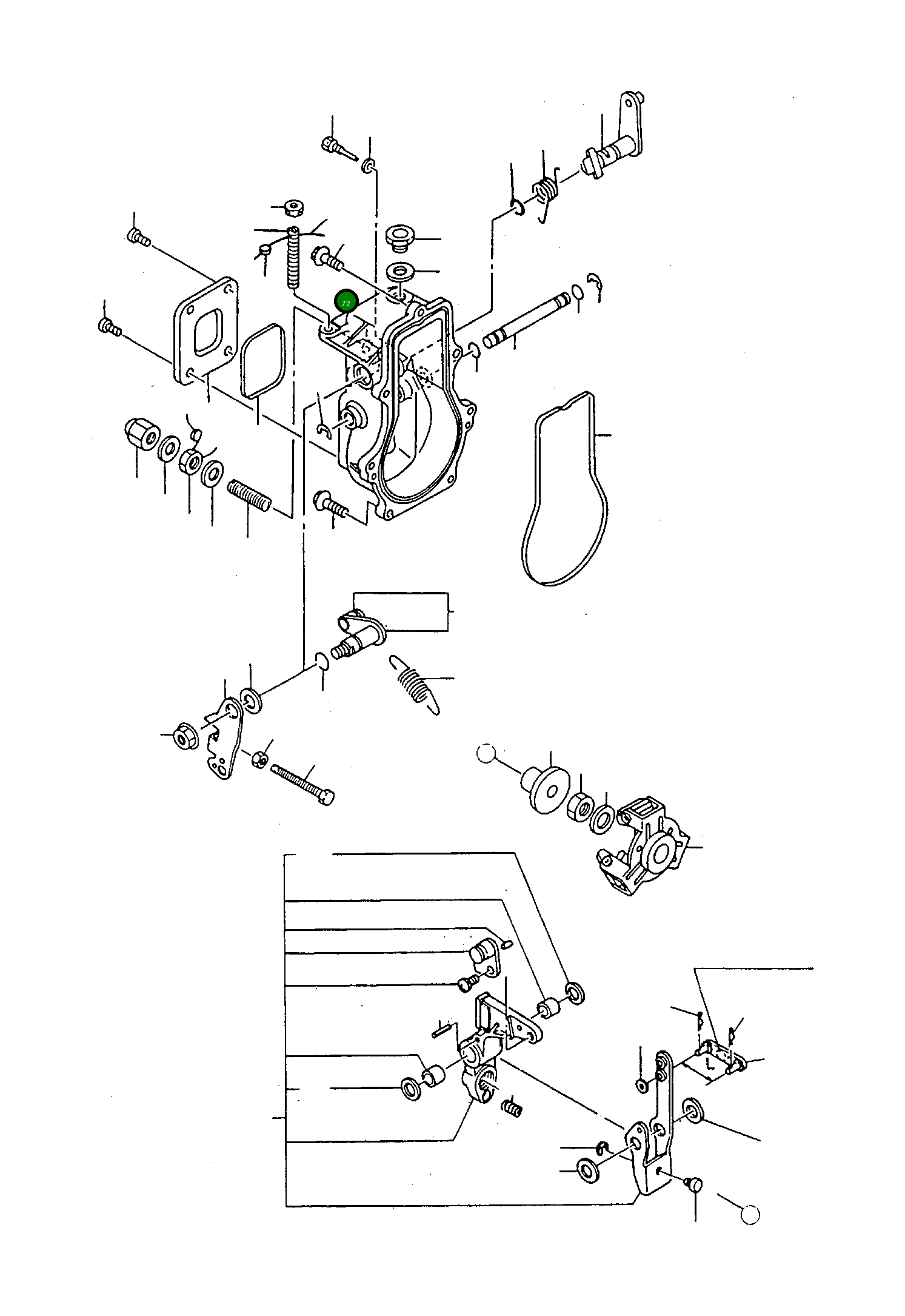 Провод YMR000302 Komatsu