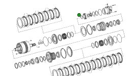 Регулировочная прокладка 0899 311 382 Komatsu