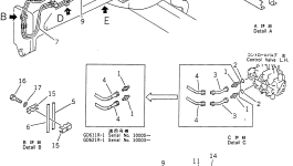 Шланг 07113-00411 Komatsu