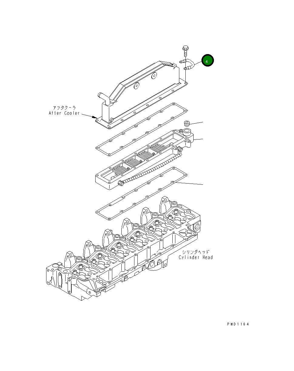 Провод 6736-81-4120 Komatsu