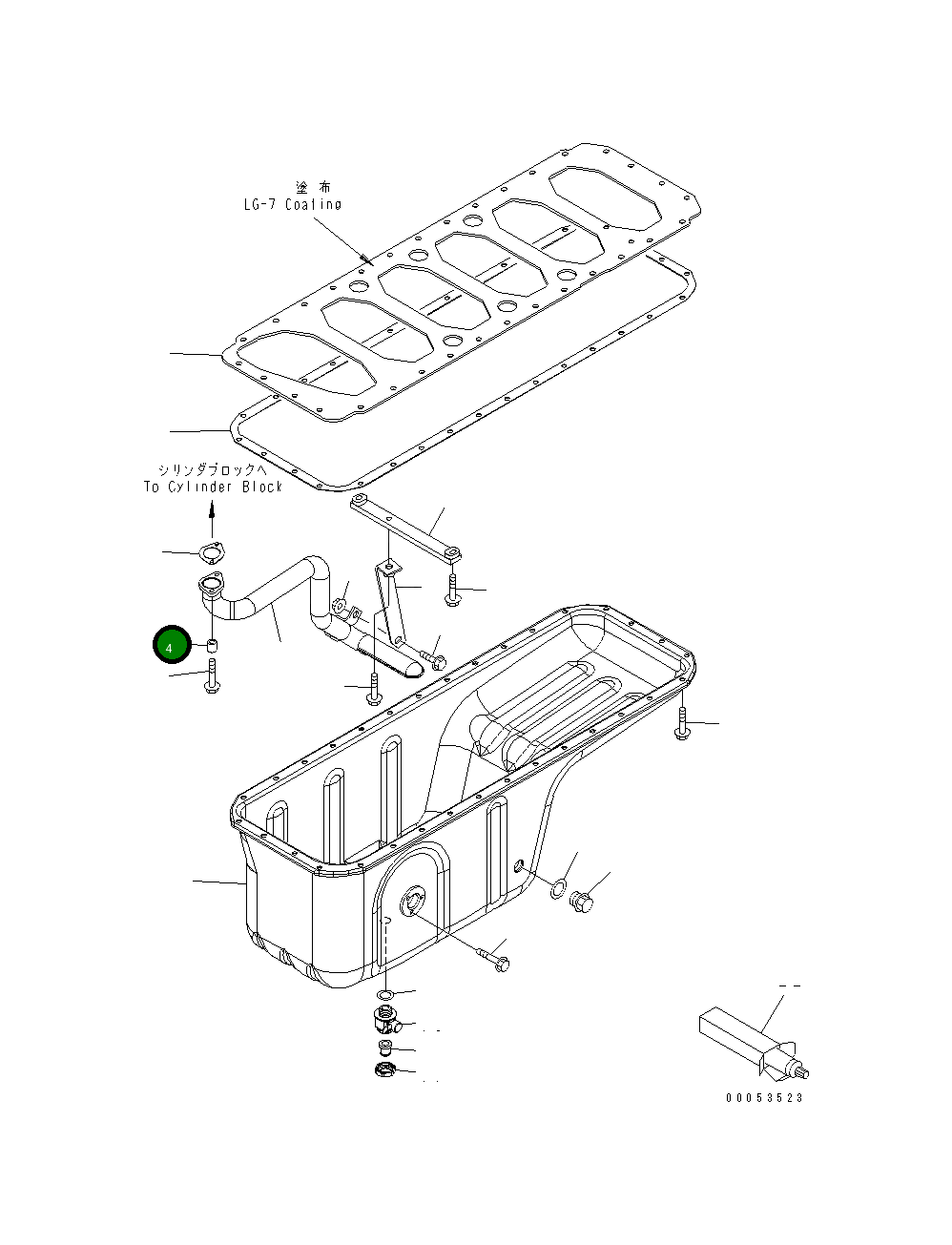 Проставка 6742-01-0310 Komatsu