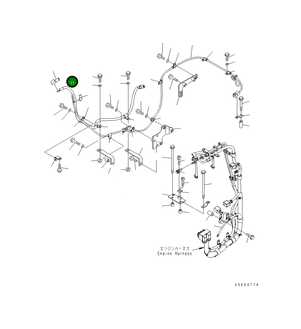 Провод 6251-81-9490 Komatsu