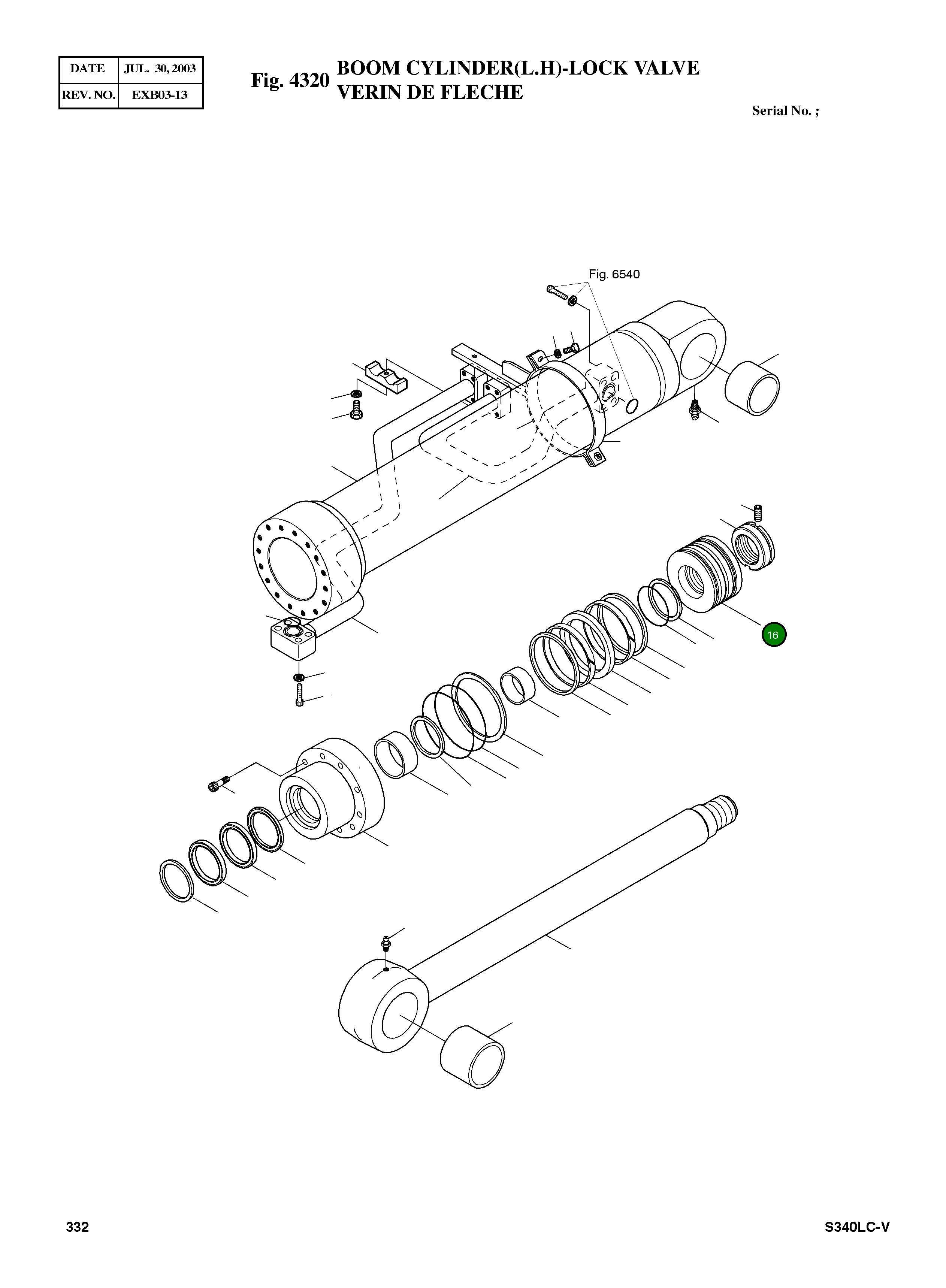 Поршень 53B430-0 Komatsu