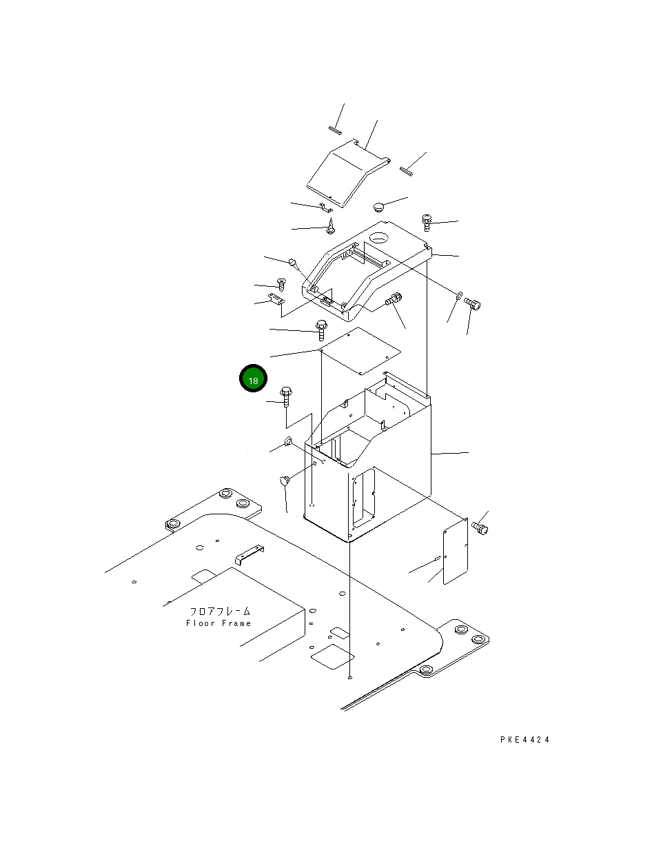 Пластина 421-54-22680 Komatsu