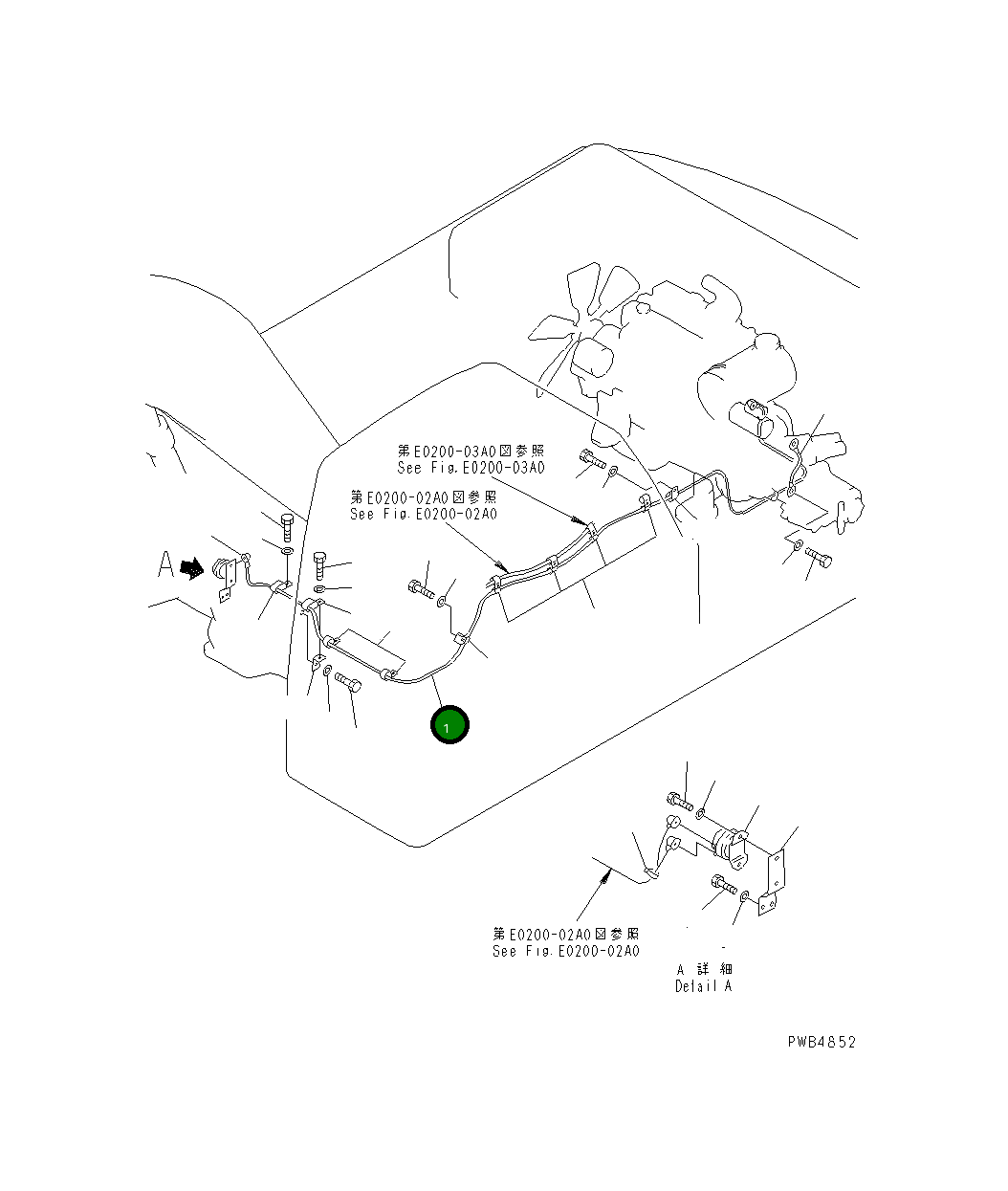 Провод 208-06-K2210 Komatsu