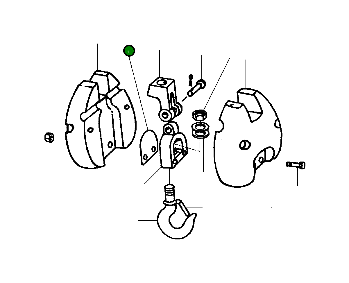 Прокладка 68 034 Komatsu