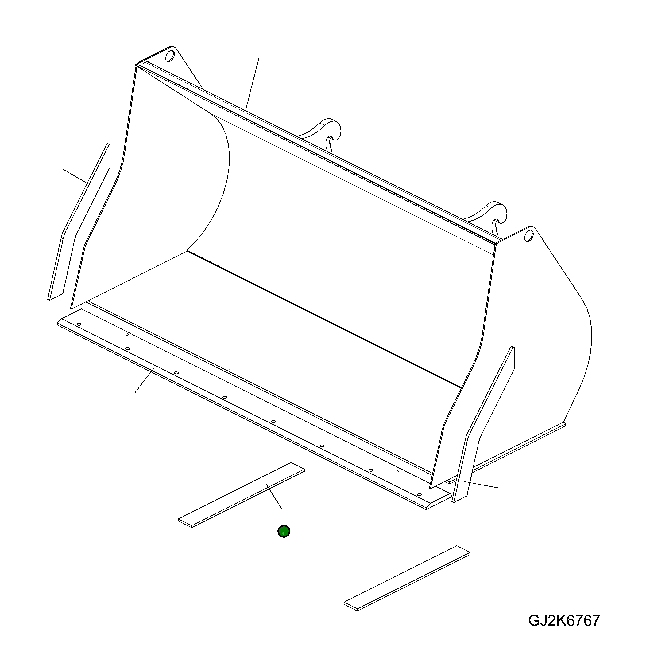 Полоз 42W-70-22E70 Komatsu