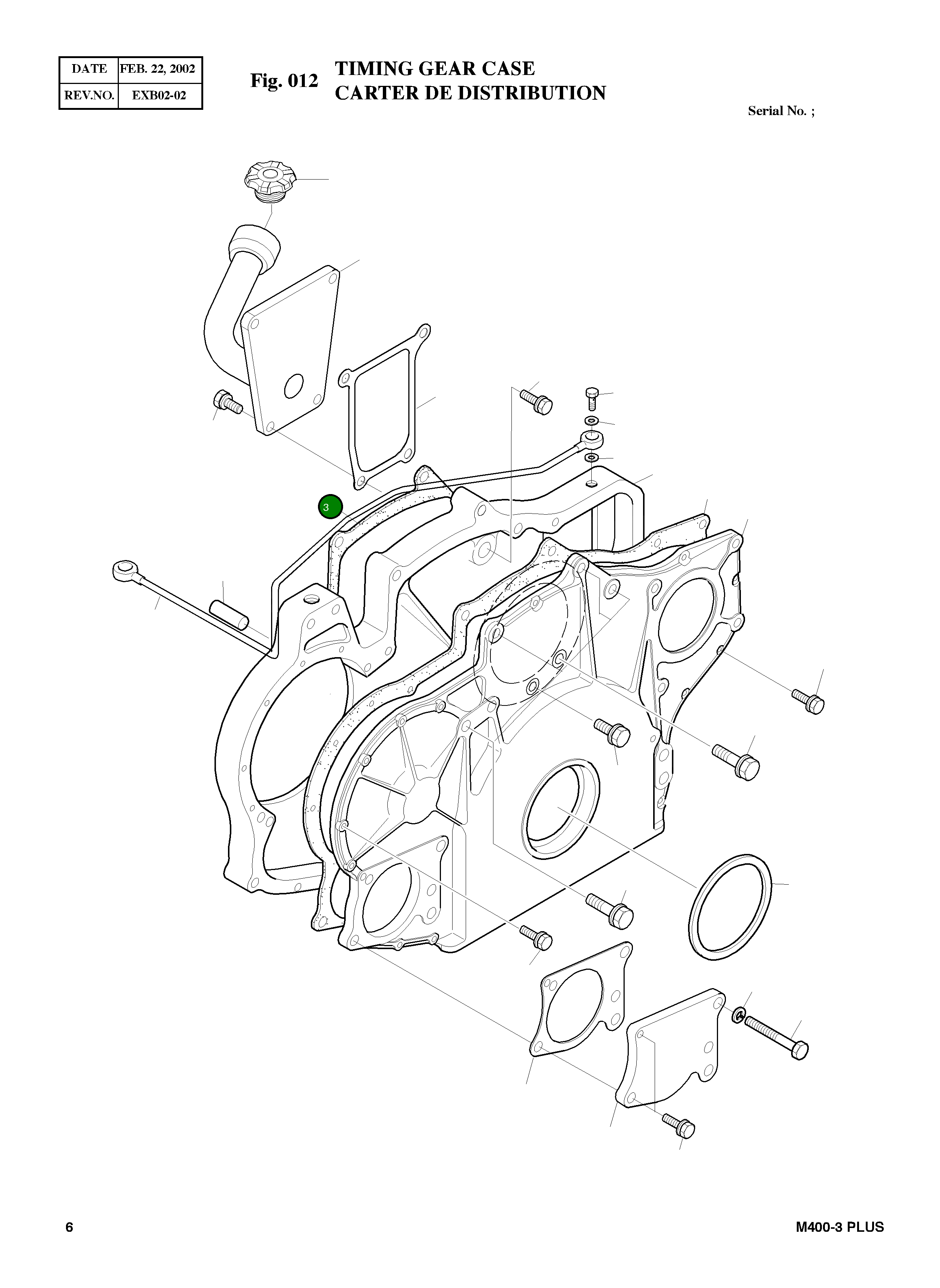 Прокладка 65.01903-0048B Komatsu