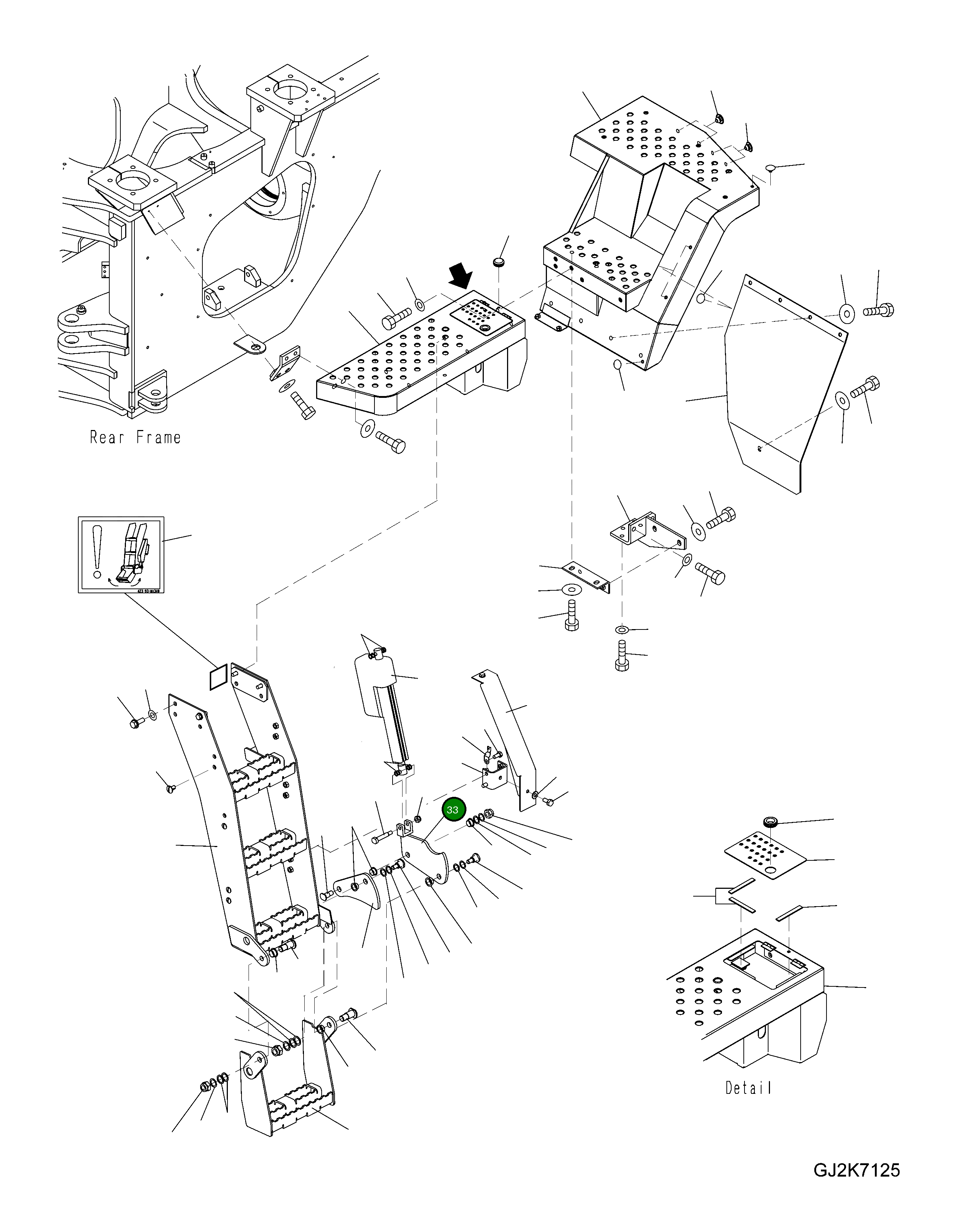 Пластина 423-54-H4C01 Komatsu