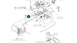 Провод 20U-06-21331 Komatsu