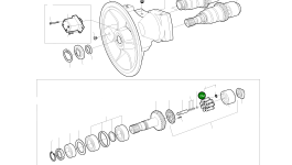 Поршень 02047266 Komatsu