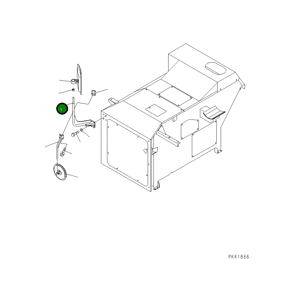 Стойка 13S-54-11170 Komatsu