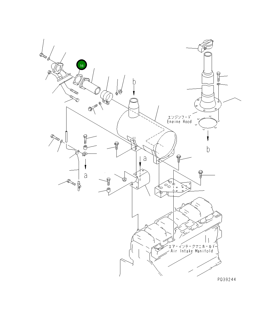Прокладка 6210-11-5270 Komatsu