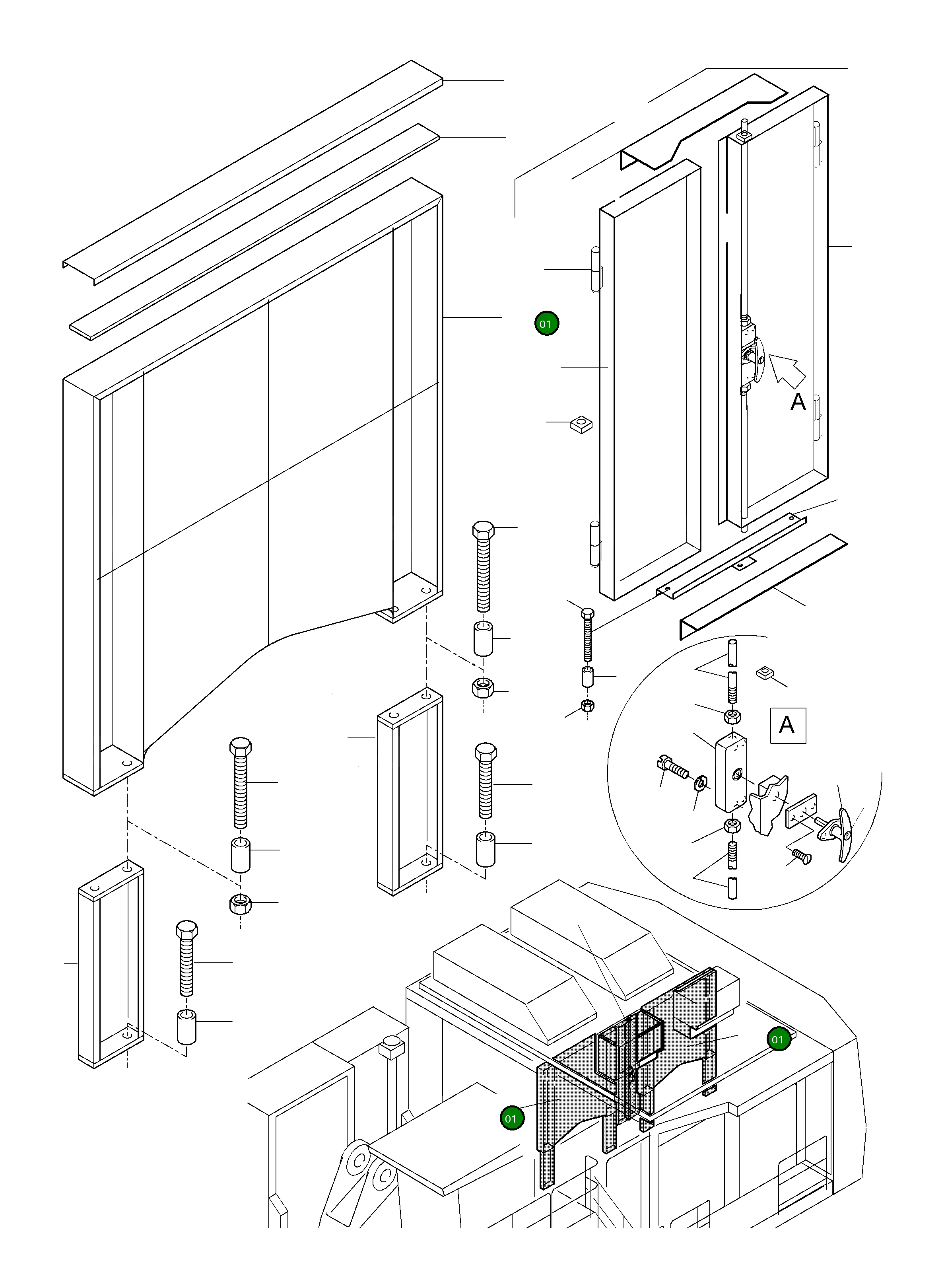 Стенка 914 998 40 Komatsu