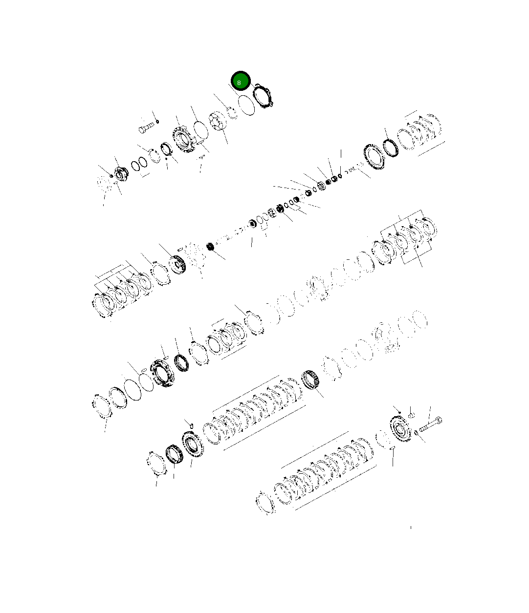 Поршень 425-15-32741 Komatsu