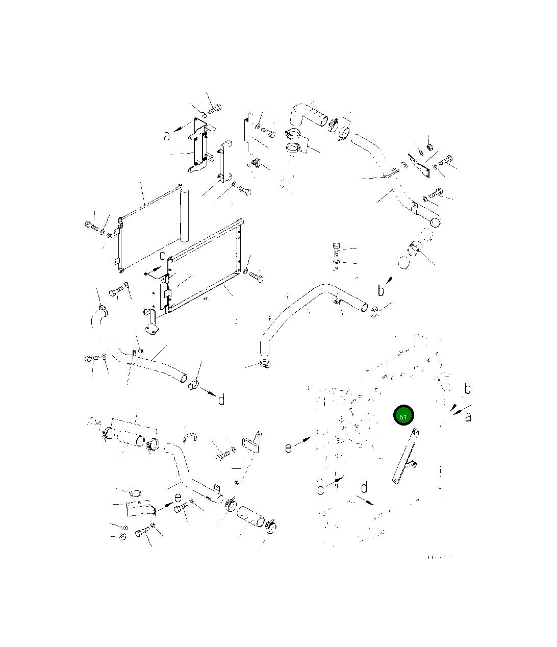 Стойка 2A5-03-13821 Komatsu
