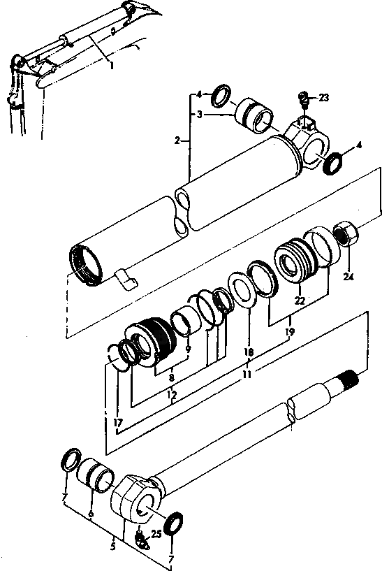 Поршень YM172964-72020 Komatsu