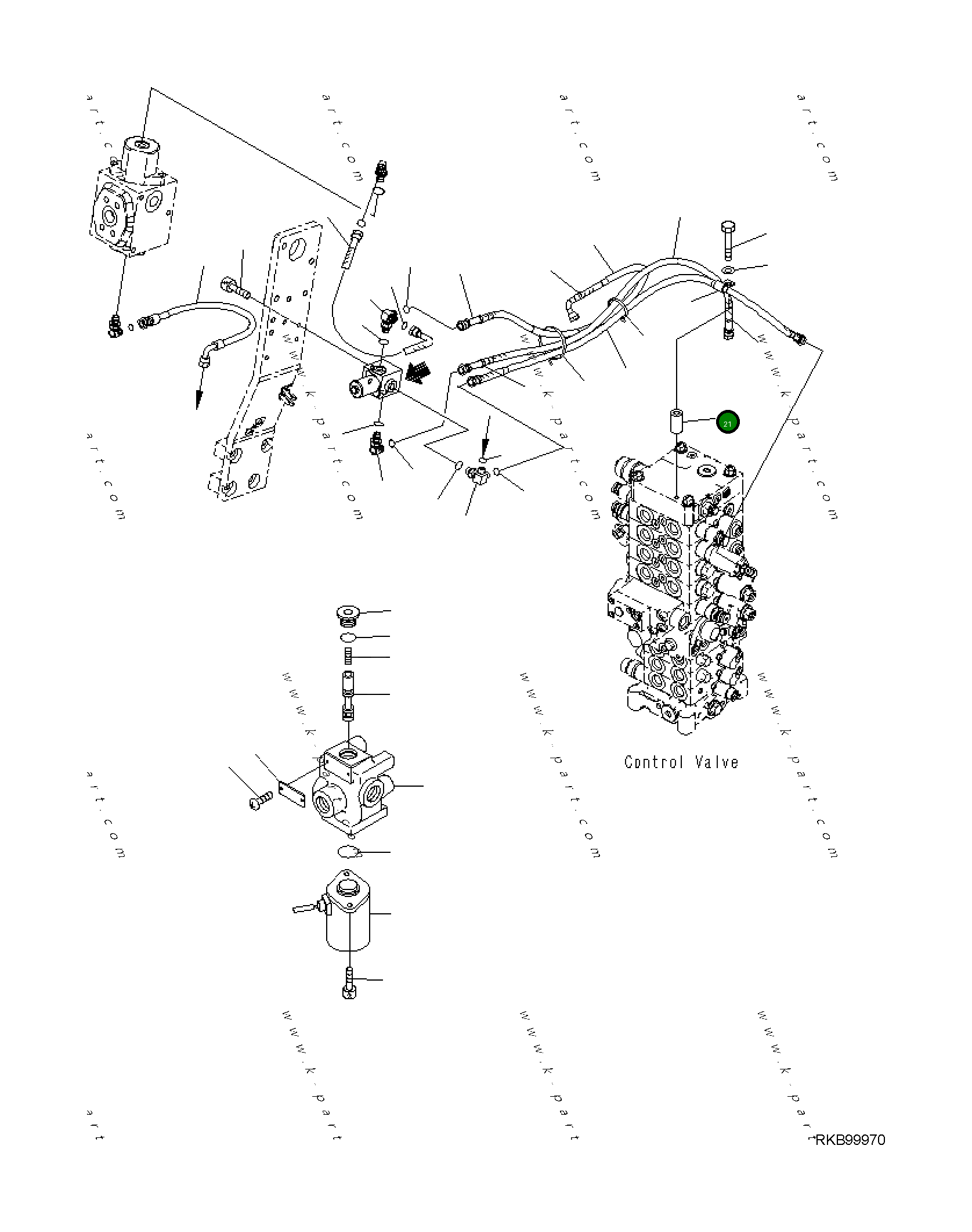 Проставка 14X-01-61371 Komatsu