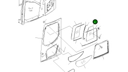 Стекло 22B-54-27241 Komatsu