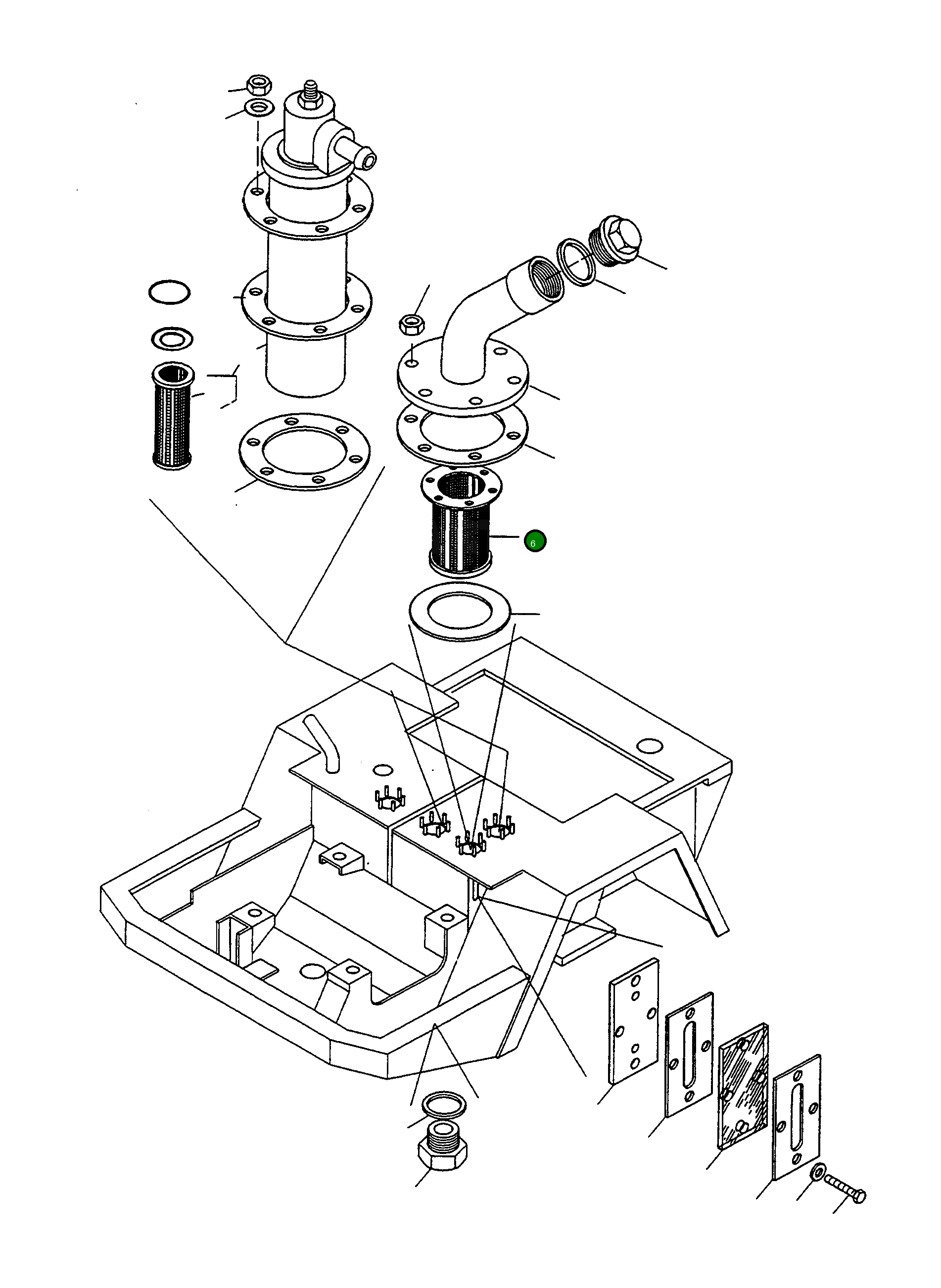 Сито 3094754M1 Komatsu