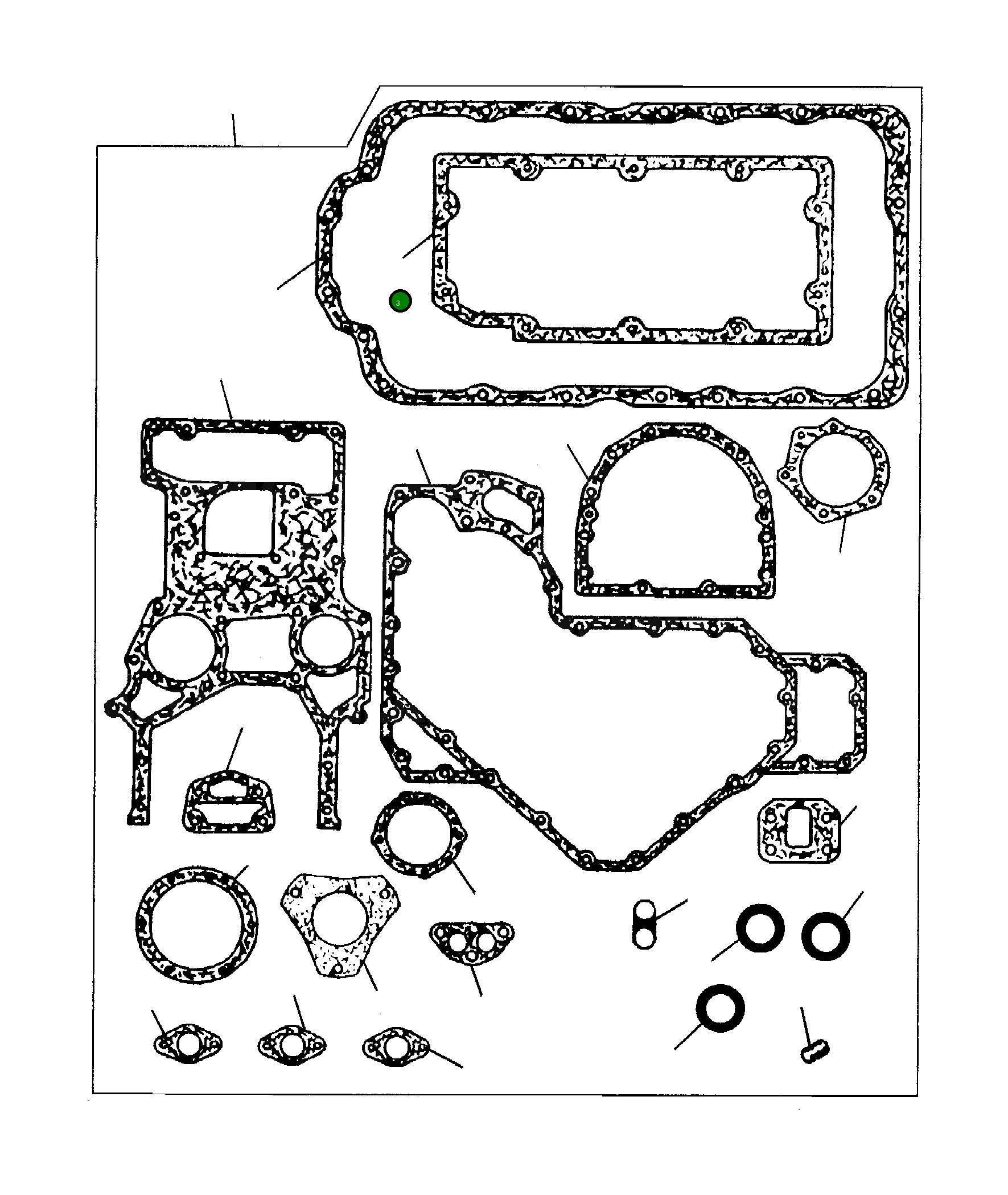 Прокладка 6810-11-6270 Komatsu