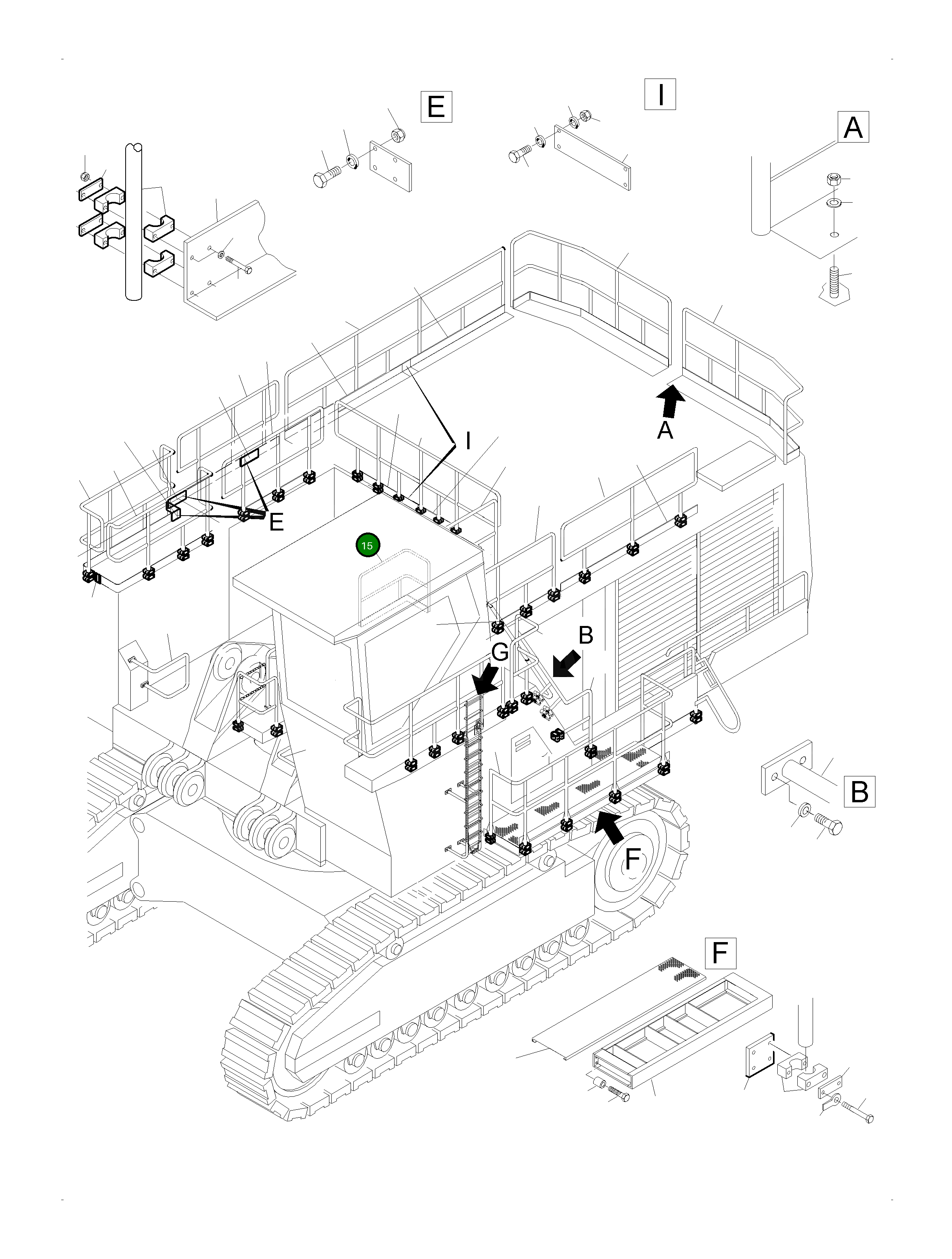 Рельс 945 675 40 Komatsu