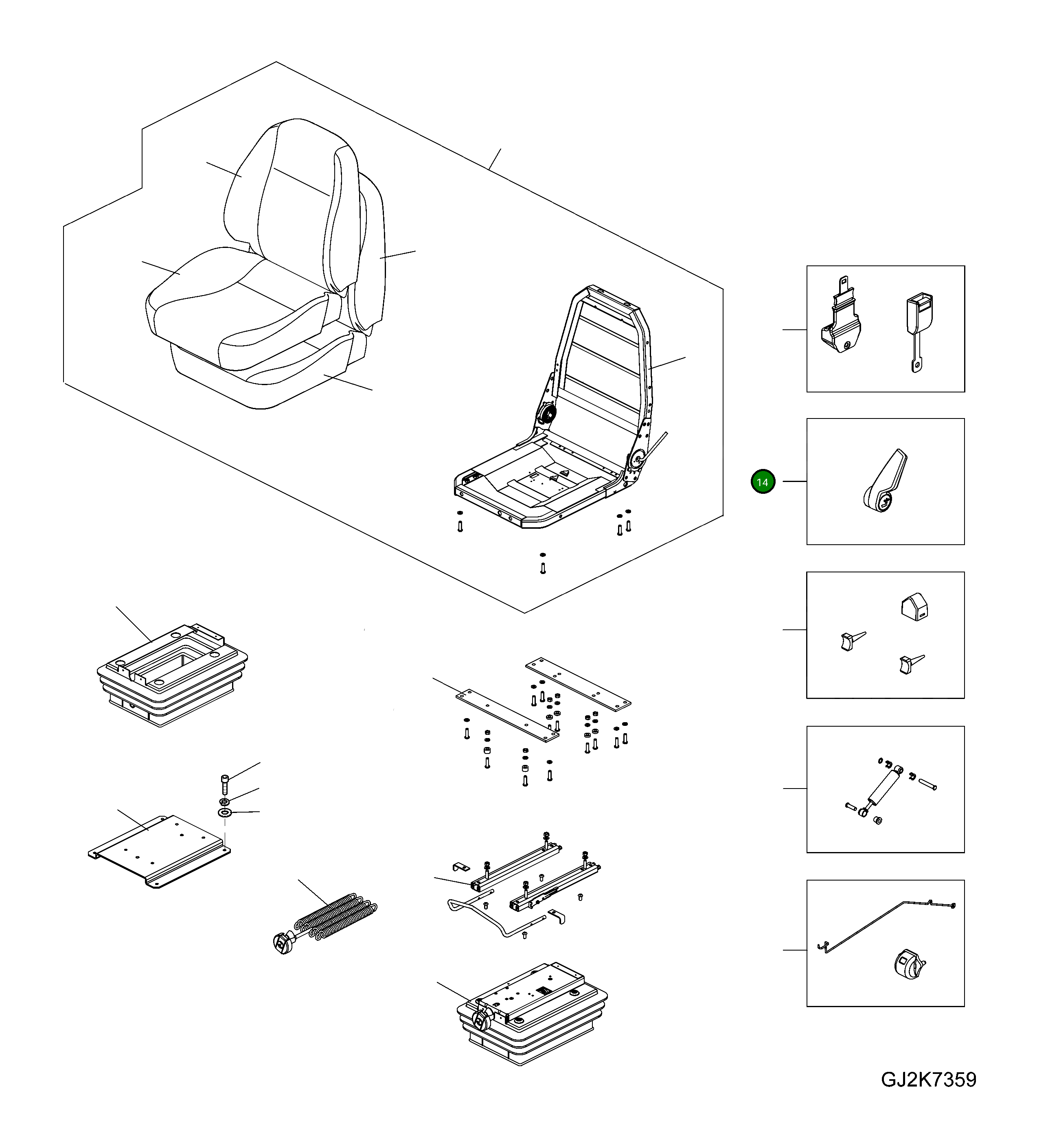 Ручка 42W-57-H0P39 Komatsu