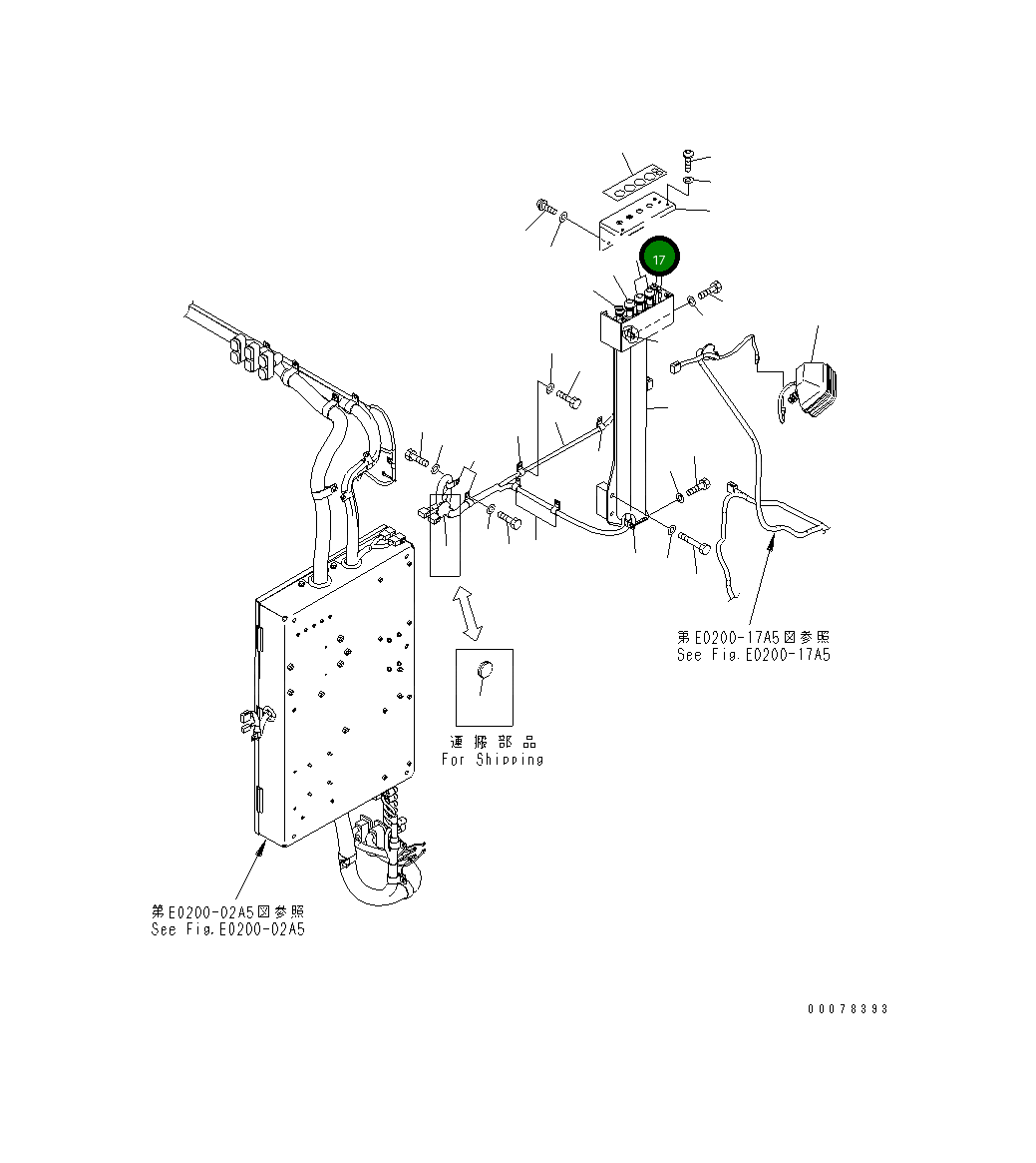 Провод 21T-06-35280 Komatsu