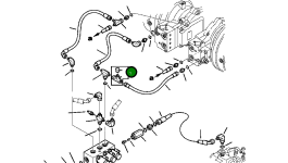Патрубок охлаждающей воды 200 343 220 Komatsu