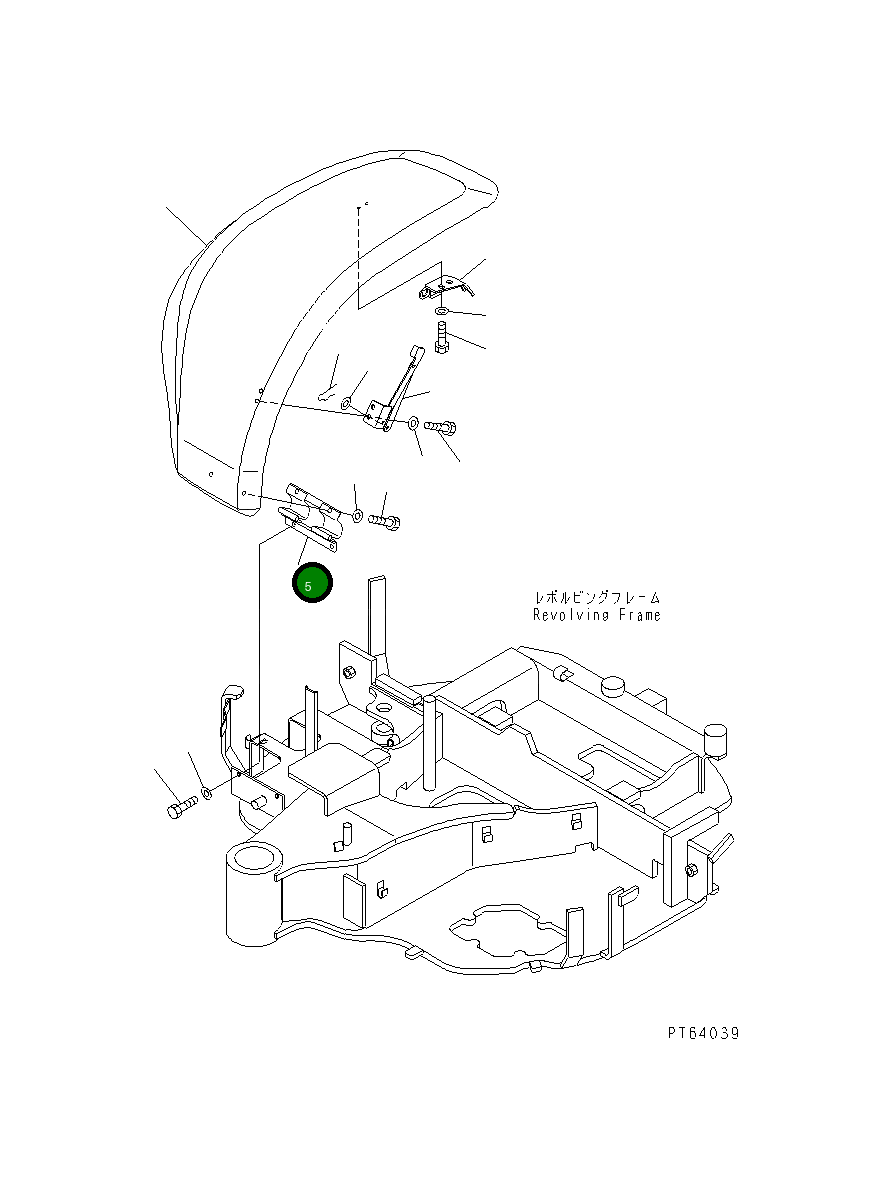 Петля 21U-54-31633 Komatsu