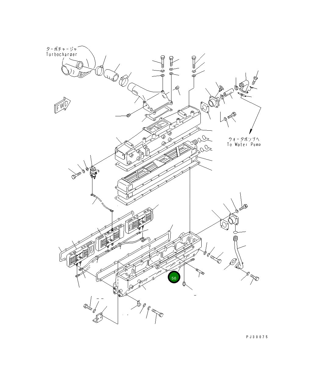 Провод 6138-61-4250 Komatsu