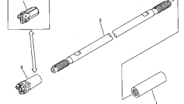 Резец T45-90 крестового типа (опция) 2923-80-1920 Komatsu