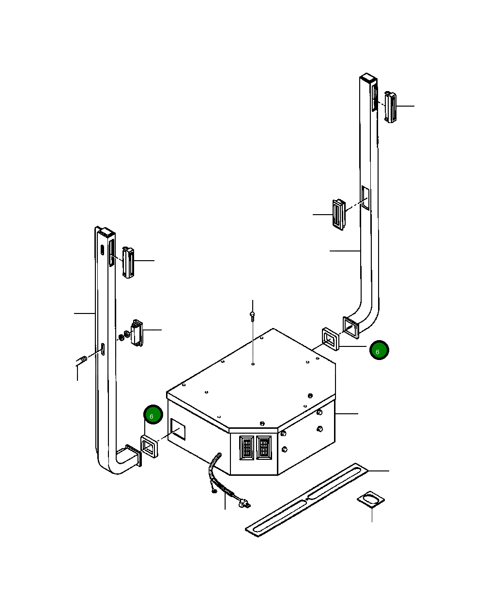 Прокладка 1434 476 H1 Komatsu