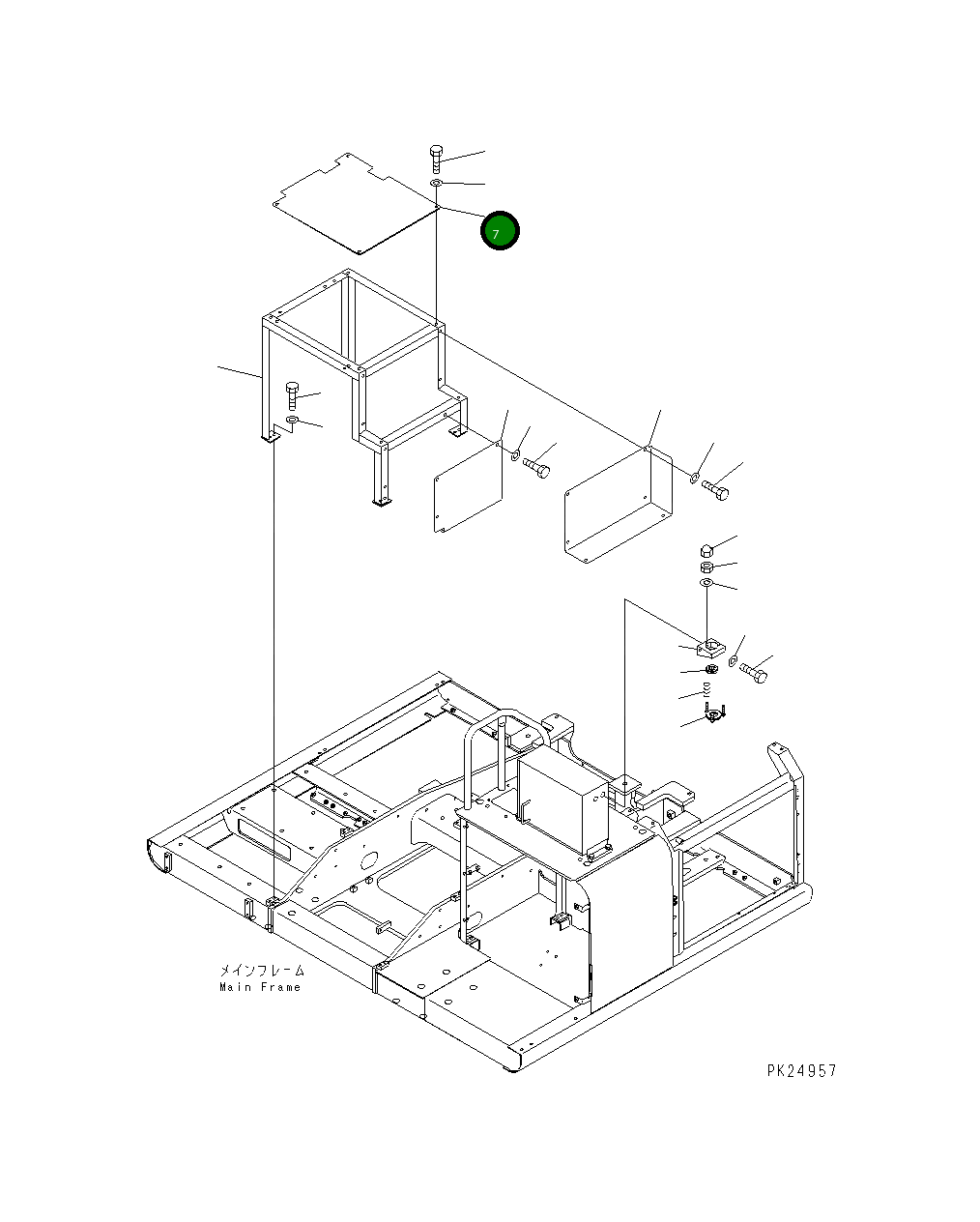 Пластина 8229-54-2161 Komatsu