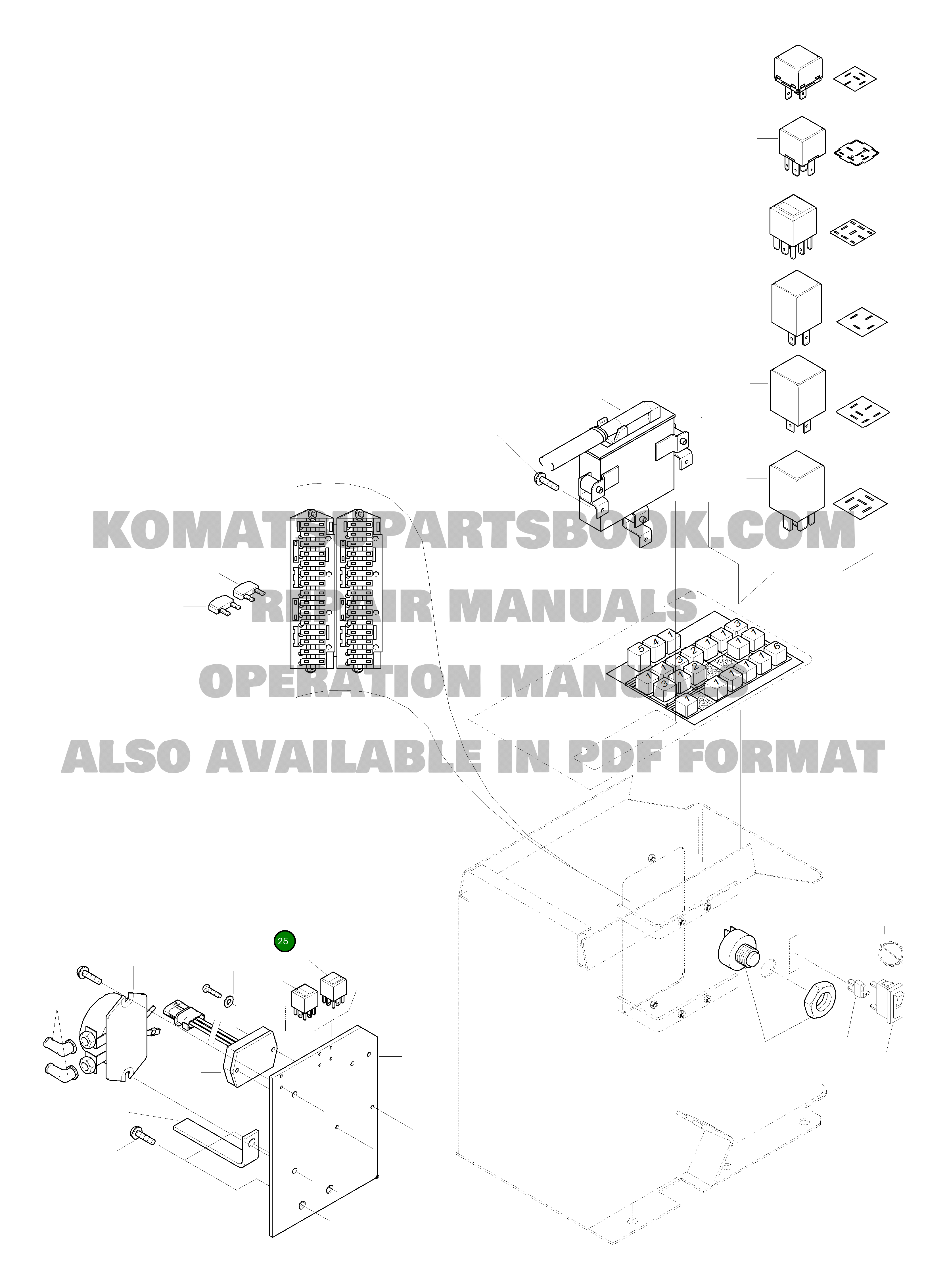 Реле 42Y-06-H1370 Komatsu