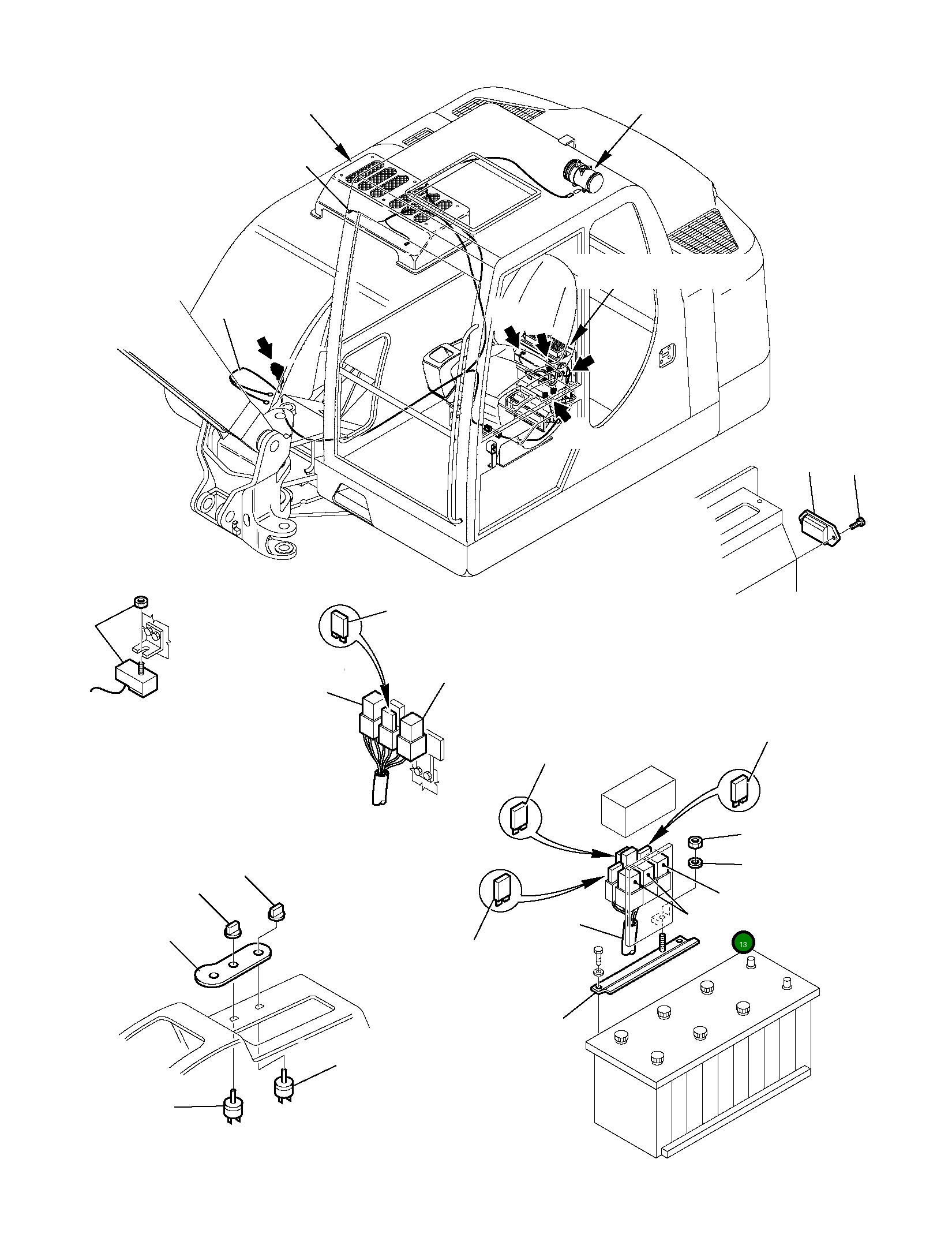 Реле 21D-06-12070 Komatsu