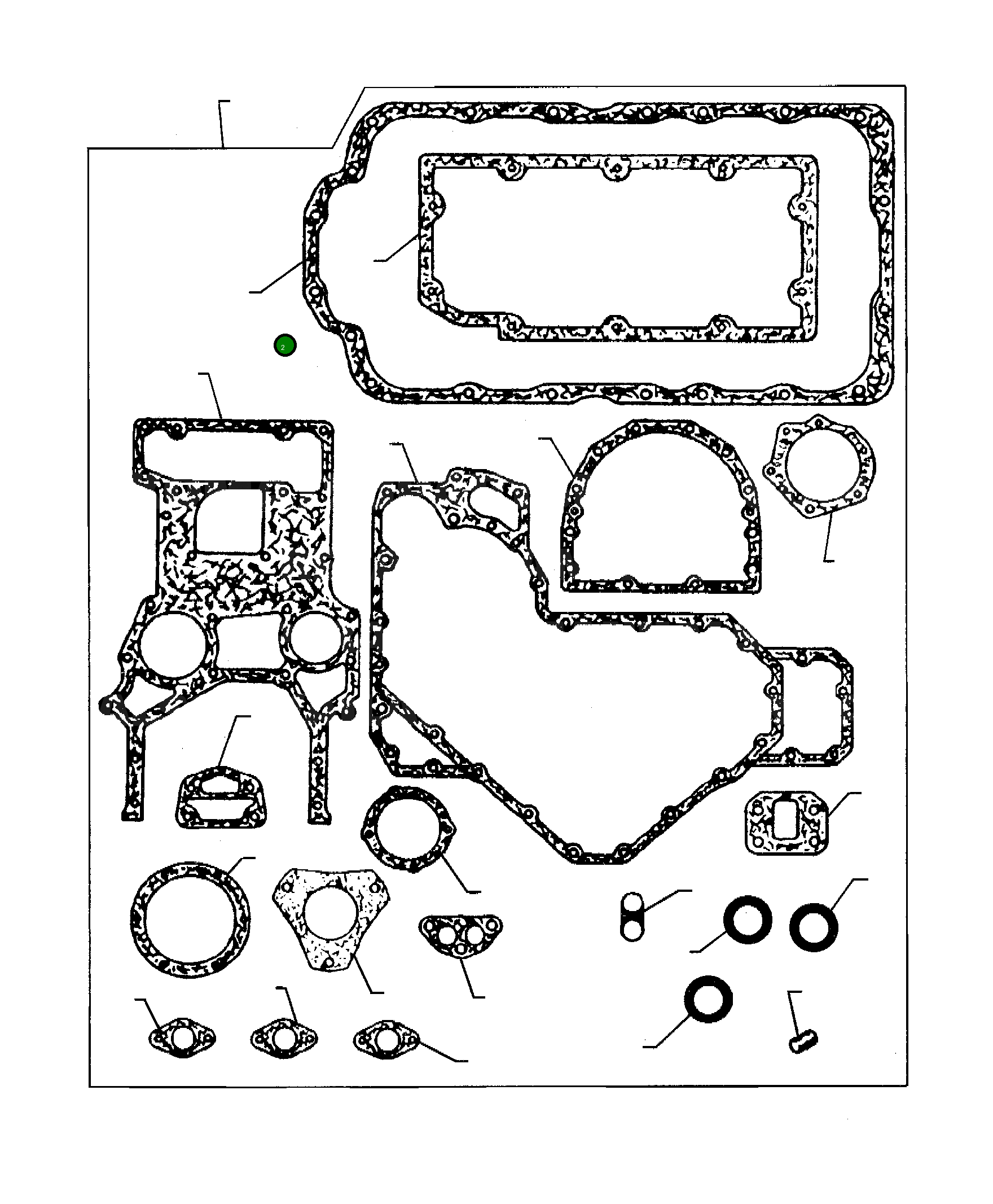 Прокладка P3681K005 Komatsu