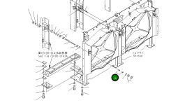 Проставка 21T-03-67610 Komatsu